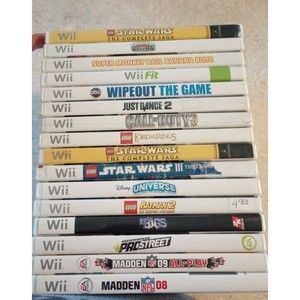 Nintendo Wii Game Lot